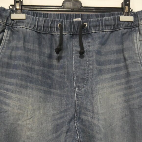 H&M - Divided | size 32 | Faded Blue Denim Joggers - Picture 4 of 14